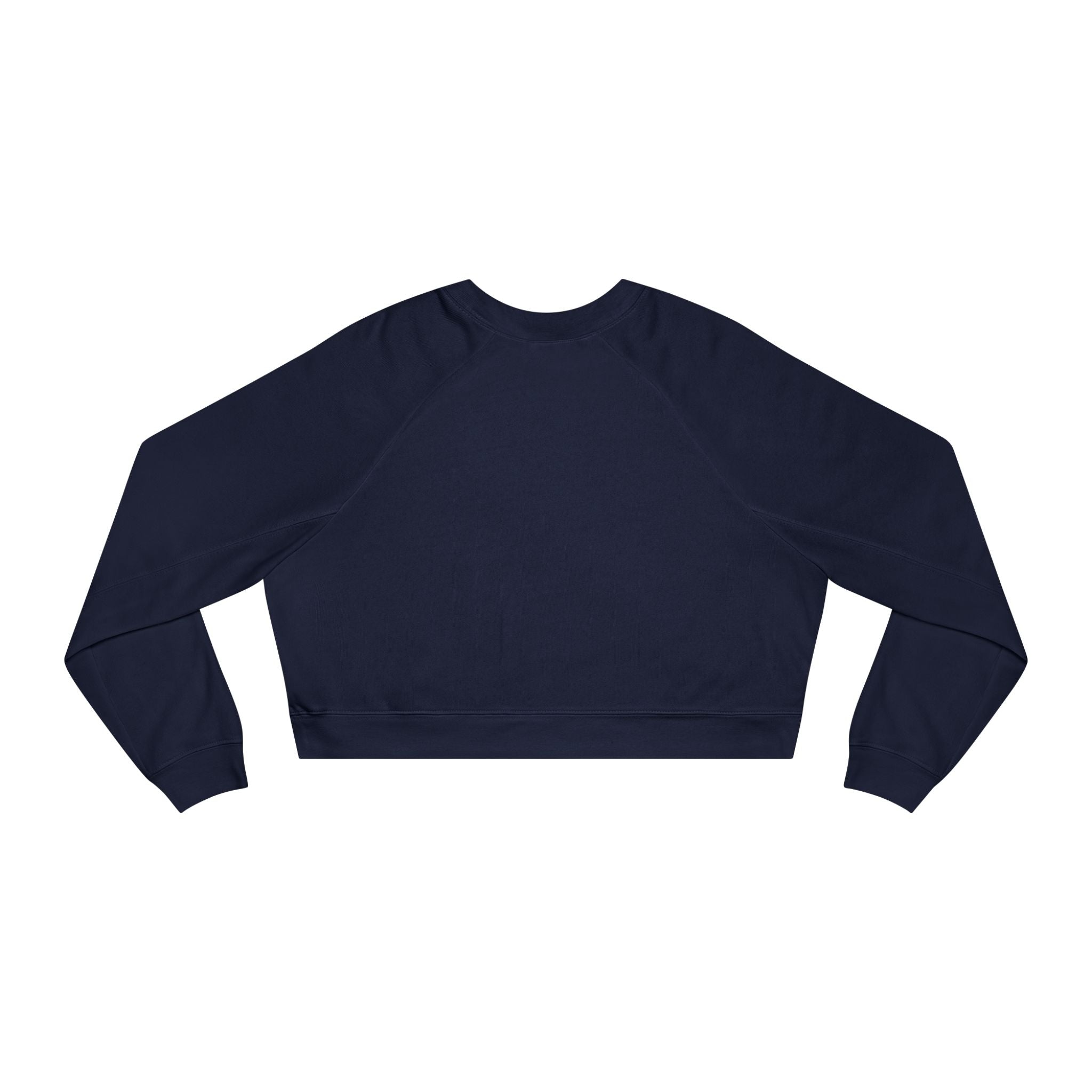 KW05 minimalist logo Cropped Sweatshirt | navy cropped fleece pullover